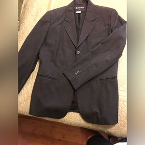 French Connection suit jacket women size 10, dark grey